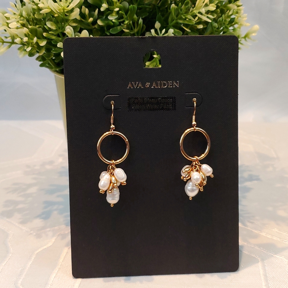 Ava & Aiden Fresh Water Pearl Earrings